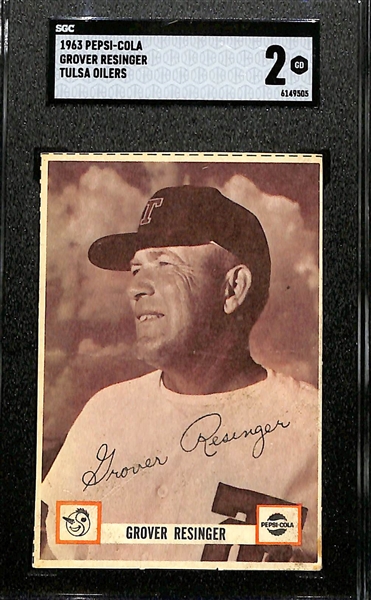 Vintage Baseball Card Lot - 1940 Play Ball Frank Chance (HOF) PSA 7 (OC), 1943 MP & Co. R302-1 Carl Hubbell (SGC Auth.), 1950 American Nut & Choc. F150 Whitey Kurowski (SGC Auth.), (6) 1950...